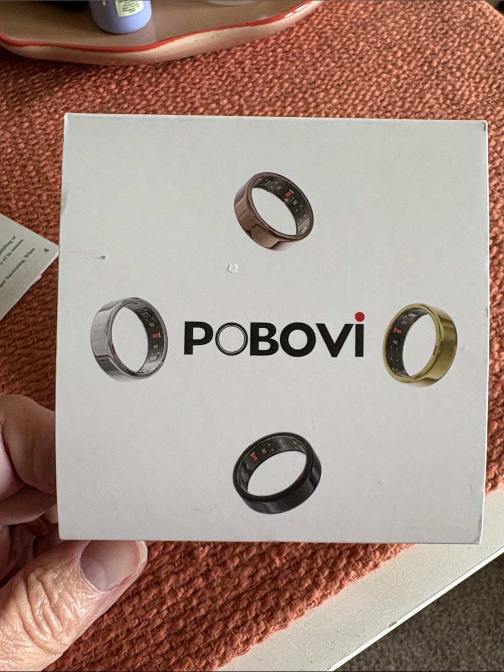 POBOVI Smart Ring - rose gold size 10